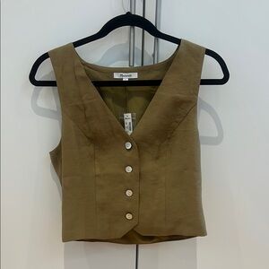 Madewell Green NWT Vest